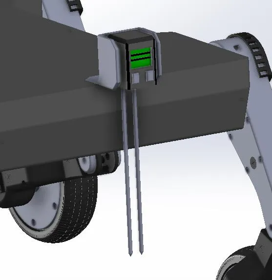 Probe mount CAD assembly