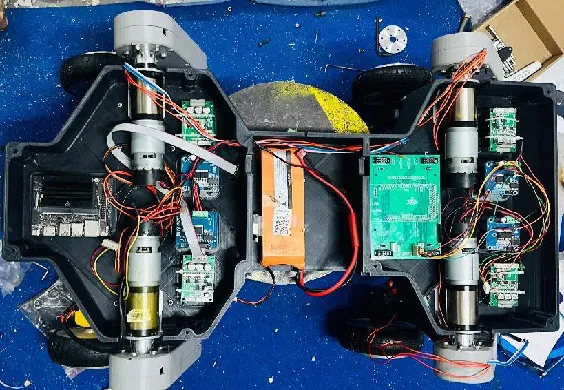 Power supply and switching circuits inside chassis