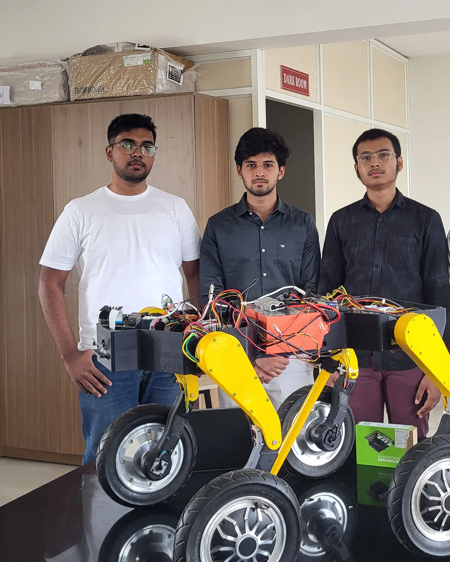 Smart Agri Four Legged Bot completed prototype
